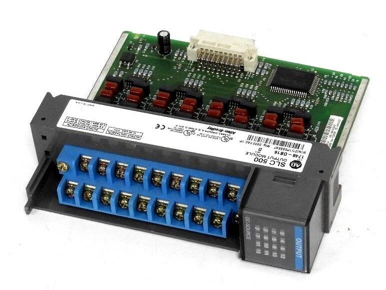 NEW ALLEN BRADLEY 1746-0B16 SER.D OUTPUT MODULE 17460B16