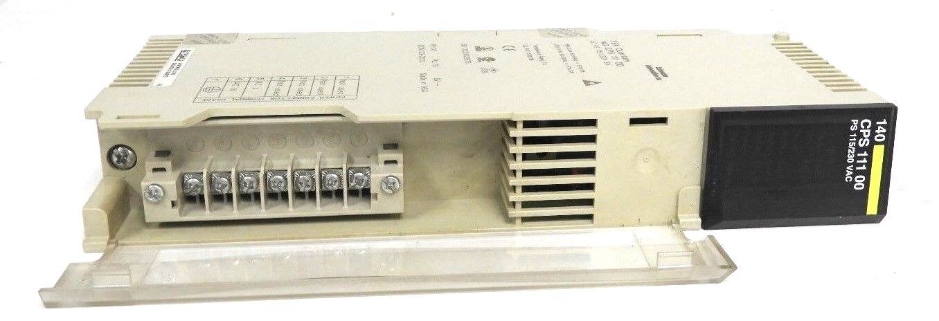LOT OF 2 SCHNEIDER MODICON 140-CPS-111-00 AS PS 115/230V 3A MODULE PV:00 RL79