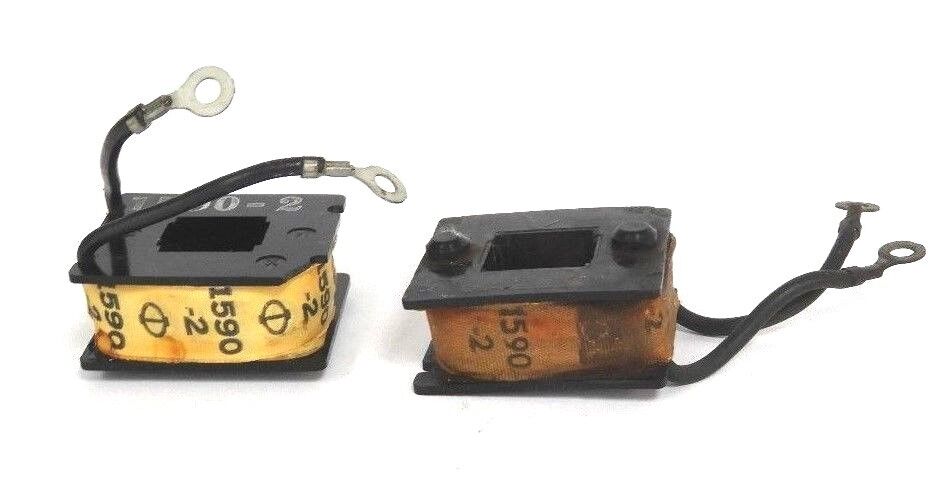 LOT OF 2 CUTLER-HAMMER 9-1590-2 MAGNET COILS 915902, 1590-2
