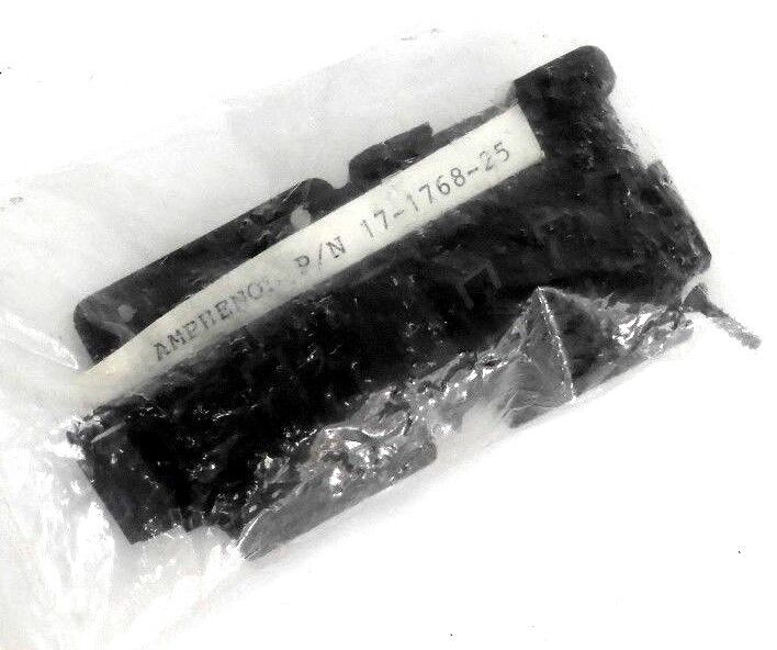 NEW AMPHENOL 17-1768-25 CONNECTOR ACCESSORY, BACKSHELL, 0.5in MAX CABLE DIA.