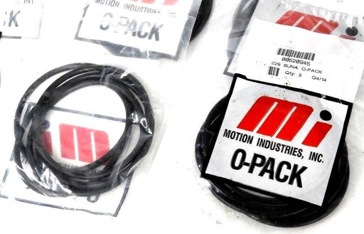 LOT OF 15 NEW MOTION INDUSTRIES INC. 229 BUNA O-PACKS QTY. 5