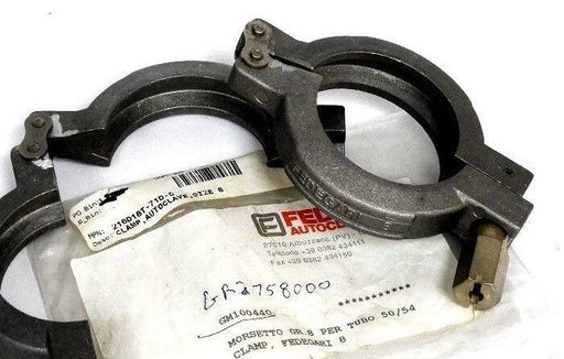 LOT OF 2 NEW FEDEGARI AUTOCLAVE 216D18T-71D-C SIZE 8 CLAMPS 216D18T71DC
