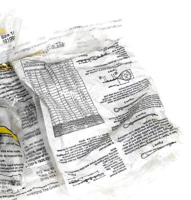 LOT OF 11 NEW CROSBY G-450 RED U BOLT WIRE ROPE CLIPS G450