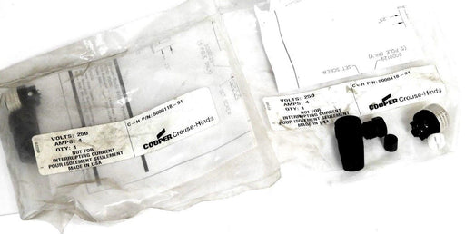 LOT OF 2 NEW COOPER CROUSE-HINDS 5000118-91 INTERCONNECT ASSEMBLIES 500011891