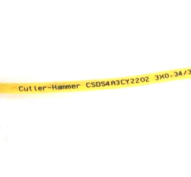CUTLER HAMMER E57-12GS02-GDB INDUCTIVE PROXIMITY SWITCH W/ CSDS4A3CY2202 CABLE