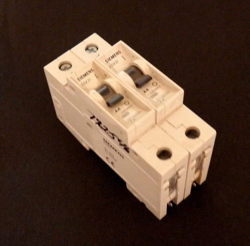 LOT OF 2 SIEMENS 5SX21-A4 MINIATURE CIRCUIT BREAKERS 5SX21A4, 5SX2104-5