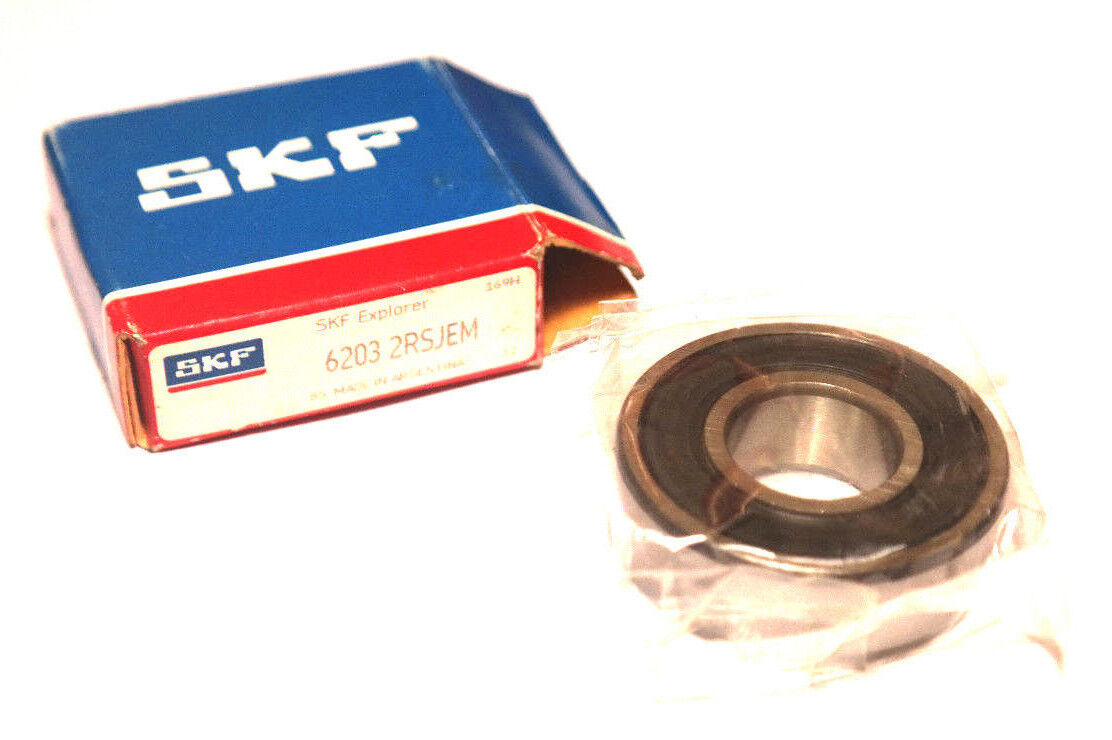 NIB SKF EXPLORER 6203 2RSJEM SEALED BALL BEARING 6203-2RSH/C3GJN 422159H