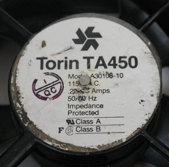 TORIN TA450 COOLING FAN 115VAC, 0.22/0.23A, 50/60HZ, A30108-10