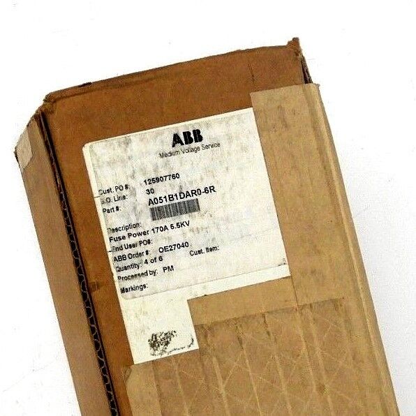 NIB FERRAZ SHAWMUT A051B1DAR0-6R AMP-TRAP FUSE 5.08K, 80192, A051B1DAR06R