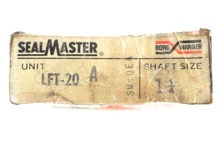 NIB SEALMASTER LFT-20 FLANGE BEARING 1-1/4" SHAFT SIZE LFT-20A