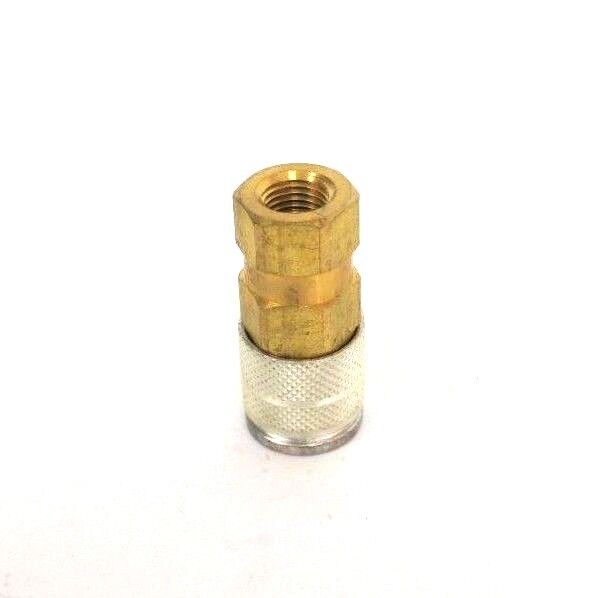 LOT OF 3 NEW HANSEN 21AS-25F QUICK CONNECT FITTINGS 1/4" FEMALE, 21AS25F