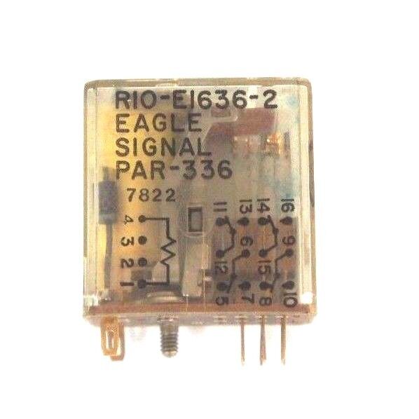 POTTER & BRUMFIELD AMF R10-E1636-2 MINI RELAY EAGLE SIGNAL PAR-336, R10E16362