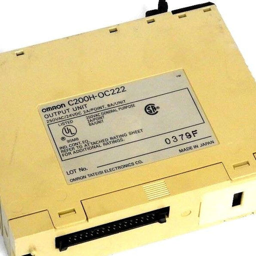 OMRON C200H-OC222 OUTPUT MODULE 250VAC/24VDC 2A/POINT 8A/UNIT, C200HOC222