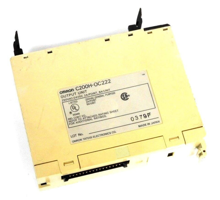 OMRON C200H-OC222 OUTPUT MODULE 250VAC/24VDC 2A/POINT 8A/UNIT, C200HOC222