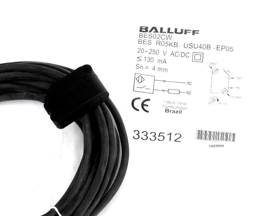 NEW BALLUFF BES R05KB-USU40B-EP05 INDUCTIVE SENSOR BESR05KBUSU40BEP05, 333512