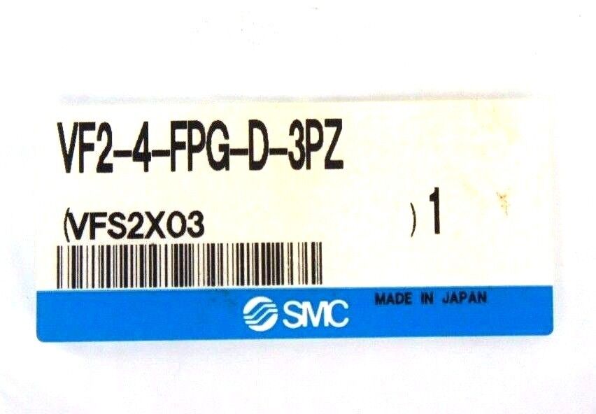 NEW SMC VF2-4-FPG-D-3PZ SOLENOID VALVE WITH VVFS2000-22A CHECK SPACER
