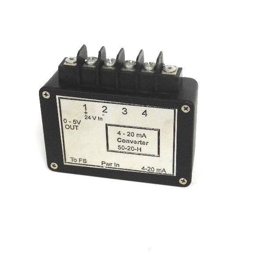 50-20-H CONVERTER 4-20mA 0-5V OUT 24V IN 5020H