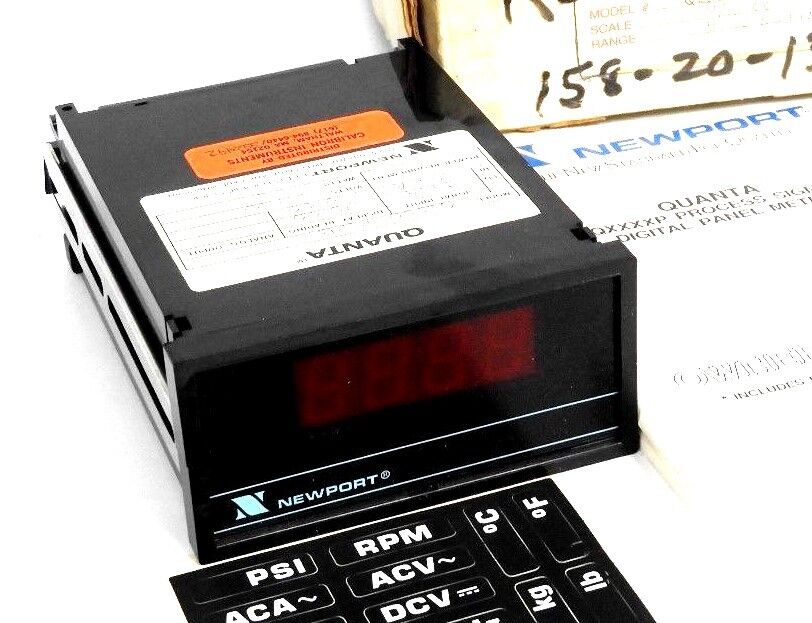 NIB NEWPORT QUANTA Q2050-PCR18 OPERATOR INTERFACE PANEL 4-20mA DC Q2050PCR18