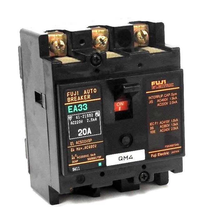 FUJI ELECTRIC EA33/20 CIRCUIT BREAKER 20 AMP EA3320