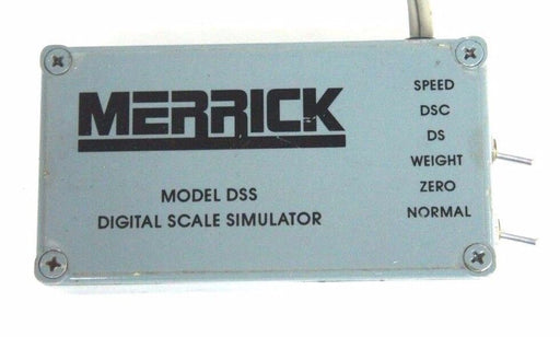 MERRICK MODEL DSS DIGITAL SCALE SIMULATOR SPEED DSC WEIGHT ZERO