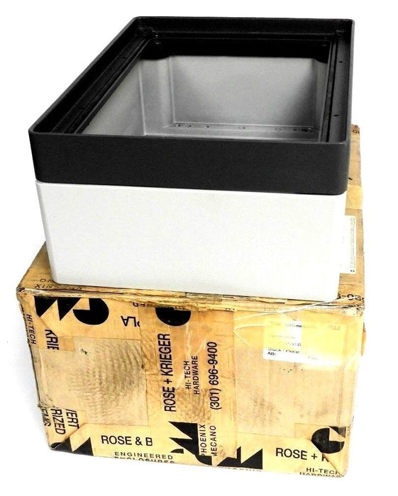NEW ROSE SYSTEMTECHNIK 13.12.00.00.0 ENCLOSURE W/ FRONT PLATE SCREWS 131200000