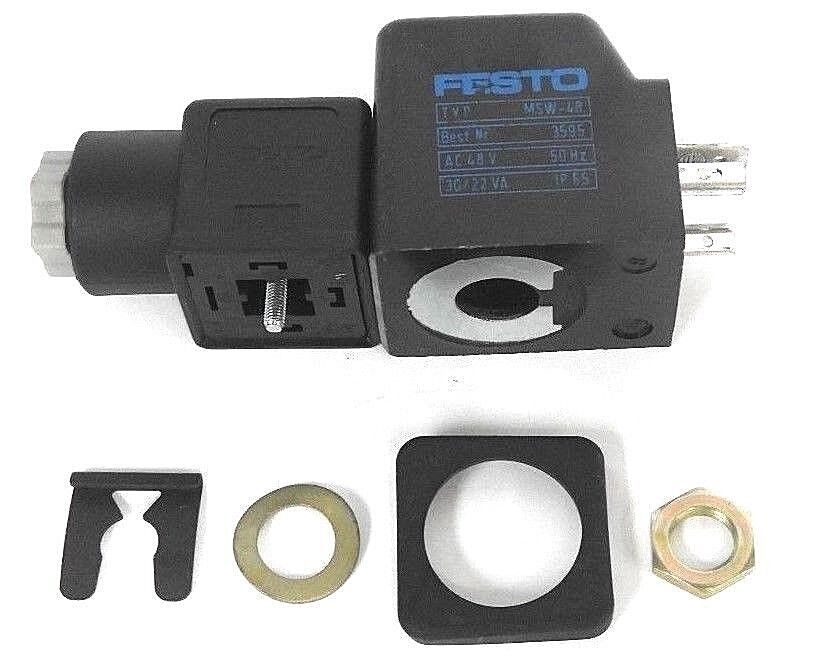 NEW FESTO MSW-48 SOLENOID COIL BEST NR. 3595 AC 48V 50HZ W/ B-12 PLUG