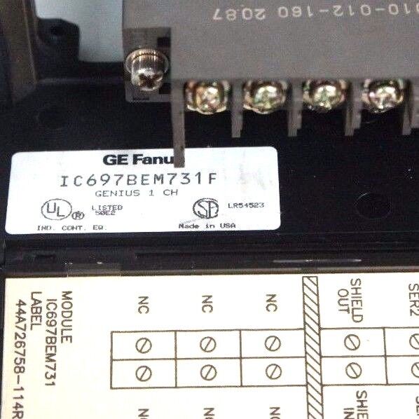 GE FANUC IC697BEM731F GENIUS 1 CHANNEL BUS CONTROLLER IC697BEM731