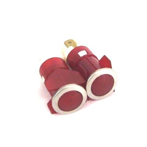 BOX OF 2 NEW AMP 1-380671-2 LAMP INDICATORS RED, 24V, L24F2B, 13806712