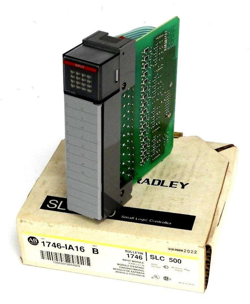 NIB ALLEN BRADLEY 1746-IA16 SER. B SLC 500 INPUT MODULE 1746IA16