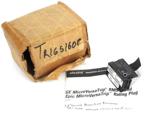 NEW GENERAL ELECTRIC TR16S1600 RATING PLUG 1600A