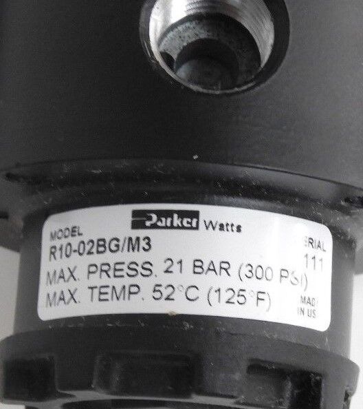 NEW PARKER R10-02BG/M3 REGULATOR W/ 0-160PSI GAUGE R1002BGM3