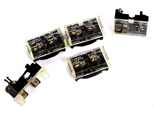 LOT OF 5 ALLEN BRADLEY 800T-XD2 CONTACT BLOCKS 800TXD2, SER. C
