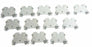 LOT OF 12 ALLEN BRADLEY 1492-J4 GRAY TERMINAL BLOCKS 4MM, 22-10AWG, 800V, 1492J4