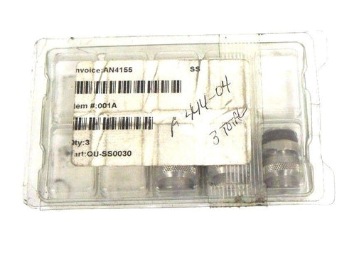 LOT OF 3 NEW SPRAYING SYSTEMS QU-SS0030 TIP NOZZLES 3/8" QUSS0030