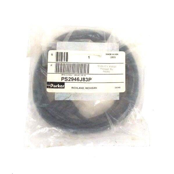 NEW PARKER PS2946J83P CONNECTOR CABLE 3 PIN, 120VAC