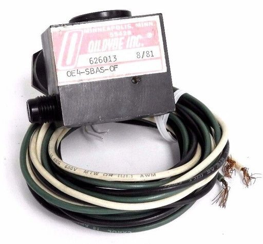 OILDYNE INC. 626013 PRESSURE VALVE 0E4-SBAS-0F