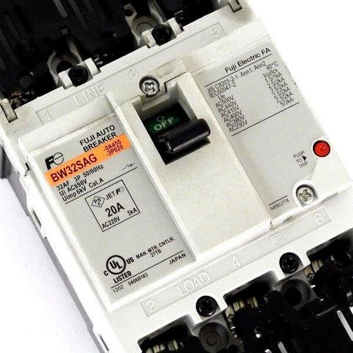 FUJI ELECTRIC BW32SAG CIRCUIT BREAKER 32AF 3P 50/60HZ