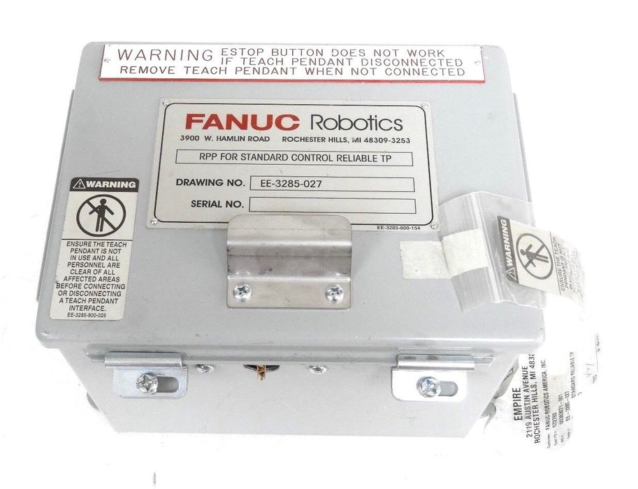 NEW FANUC ROBOTICS EE-3285-027 RPP FOR STANDARD CONTROL RELIABLE TP EE3285800154