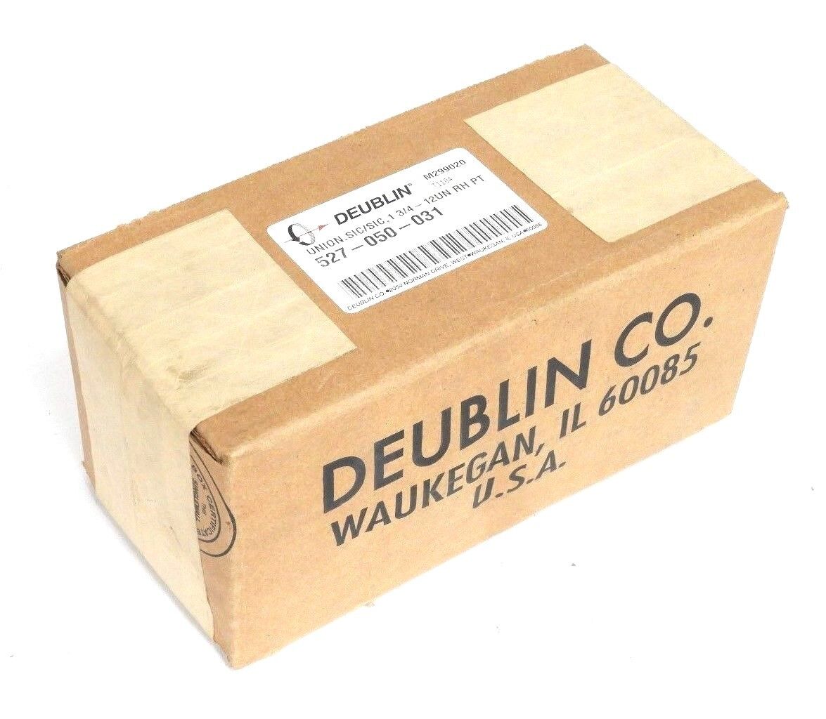 NIB DEUBLIN 527-050-031 UNION, SIC/SIC, 1 3/4-12UN RH PT, 527050031