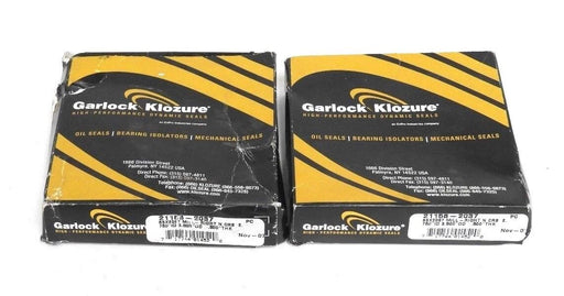 LOT OF 2 NEW GARLCOK KLOZURE 21158-2037 OIL SEALS 63X2037 0.75"ID 3.5"OD 0.5"THK