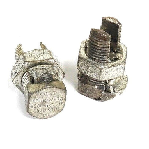 LOT OF 2 NEW TPU SW-9A SPLIT BOLT TAPS 6S0L-3/0STR 3/0 STR CU