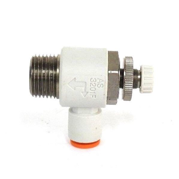 NEW SMC AS3201F PNEUMATIC FLOW CONTROL VALVE 3/8"