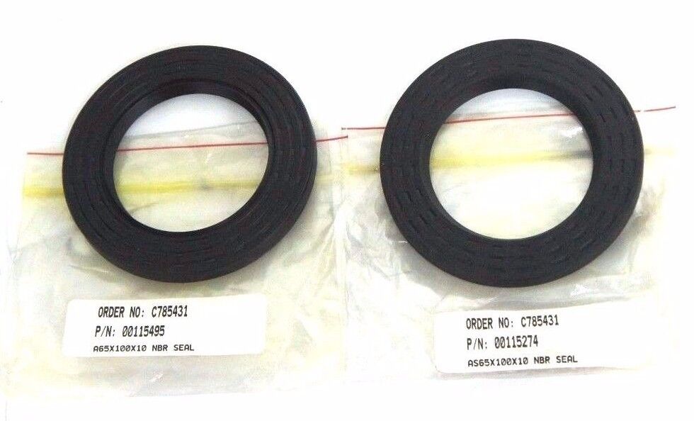 LOT OF 2 NEW STEFA AS65X100X10 NBR OIL SEALS P/N 00115274