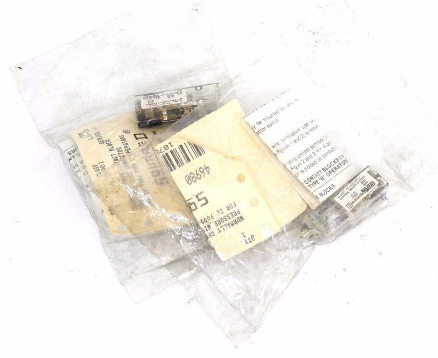 LOT OF 2 NEW SQUARE D 9001 LA-21 NORMALLY OPEN CONTACT BLOCKS SERIES A, 46980