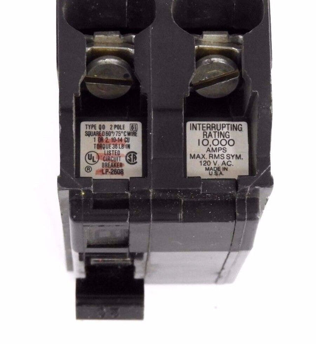 LOT OF 4 GENERAL ELECTRIC LP-2608 MINIATURE CIRCUIT BREAKERS 20A, 120V