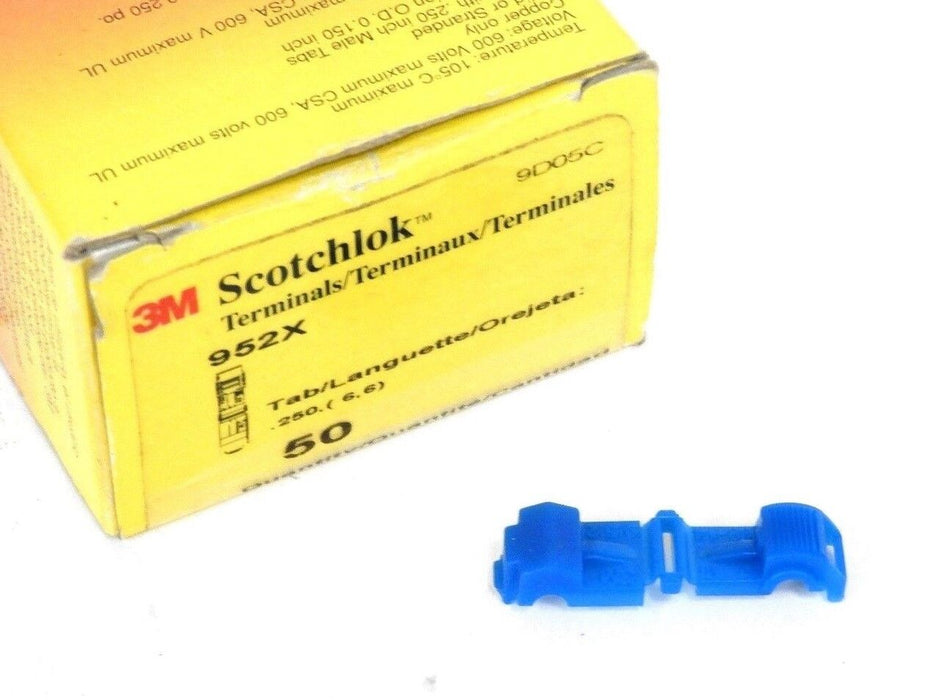 BOX OF 31 NEW 3M 952X TERMINALS 9D05C