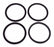 FLUID SEALING INC. SPABLRD AIR SEAL PACKING KIT 1-3/8" ROD SIZE, 4" BORE