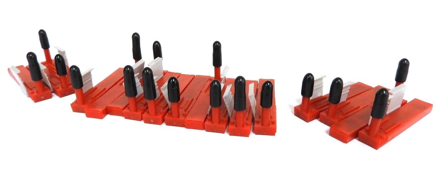 LOT OF 17 NEW GRAPHIC CONTROLS MP 82-39-0302-06 RED MKR 39-600-2 RED PENS
