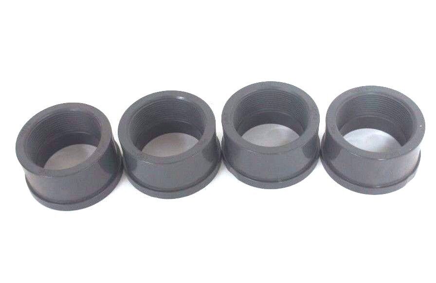 LOT OF 4 NEW GEORG FISHER 2" PVC THREADED END CONNECTORS