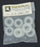 BAG OF 8 NEW SERFILCO P-71-0900-40 POLY-PRO VALVE SEATS P710900040